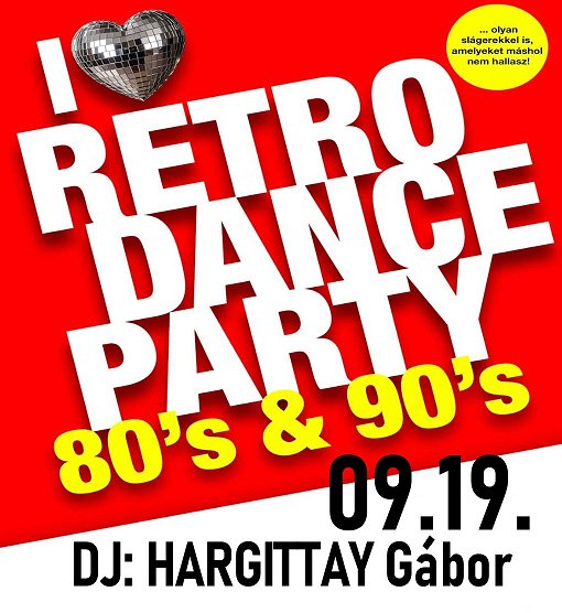 Egy újabb remek este a New Orleans Music Clubban: I LOVE RETRO dance party - SZEPT. 19. szombat este!